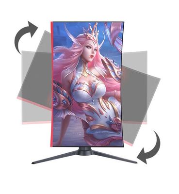 27 นิ้ว 165Hz Gaming Desktop Monitor HDMI DP อินเตอร์เฟซ ยืนหมุน