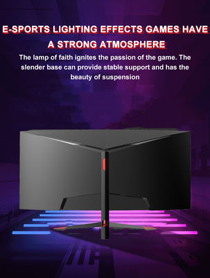 1800R 30 นิ้ว Ultrawide Curved Monitor ความละเอียดสูง 8 บิต 2560x1080 ไม่มีกรอบ