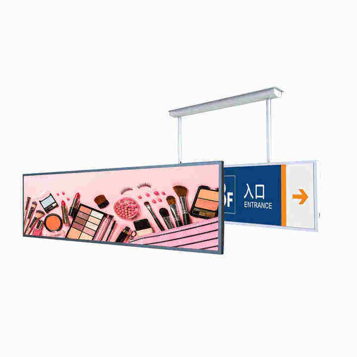 24 นิ้ว Ultra Wide Resolution กระดานขยายชนิด LCD โปรแกรมโฆษณา