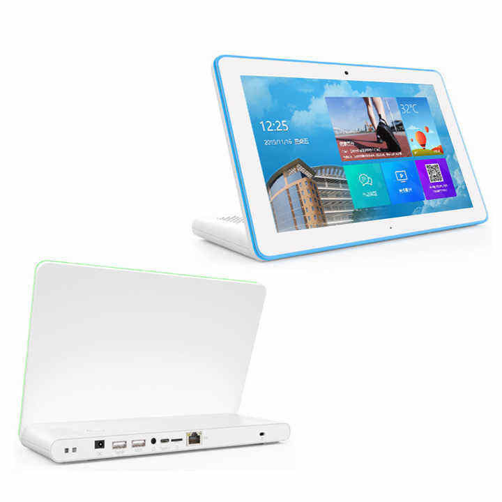 RK3399 โปรเซสเซอร์ แท็บเล็ตร้านอาหารขนาด 10.1 นิ้ว พร้อม POE NFC กล้อง 5MP ระบบ Android