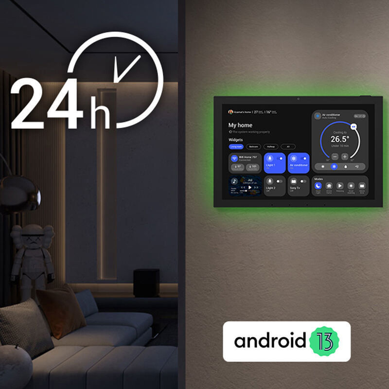 แท็บเล็ตติดผนังขนาด 15.6 นิ้ว รองรับ PoE RK3588 สำหรับระบบบ้านอัจฉริยะ พร้อม Android 13