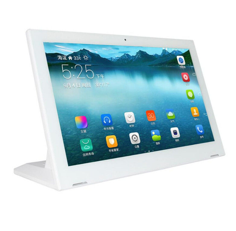 เครื่องทํางาน แอนดรอยด์ แท็บเล็ต pc pos NFC 17.3 นิ้ว 15.6 นิ้ว คิโอสก์โฆษณา IPS HD display