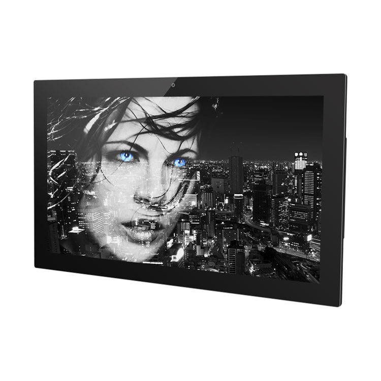 IPS Screen 21 21.5 นิ้ว แอนดรอยด์ แท็บเล็ต PC All In One RK3288 แอนดรอยด์ 6.0 พร้อม RJ45 Wifi สําหรับการแสดงโฆษณา