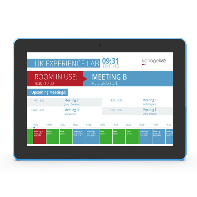 10 นิ้ว LED Light แอนดรอยด์ 8.1 แท็บเล็ต PC NFC POE ทั้งหมดในหนึ่ง PC