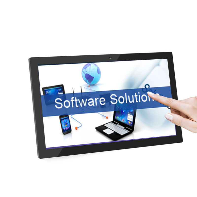 15.6" PC Android 8.1 1920x1080 FHD IPS จอแสดงโฆษณาสําหรับเครื่องทํางาน