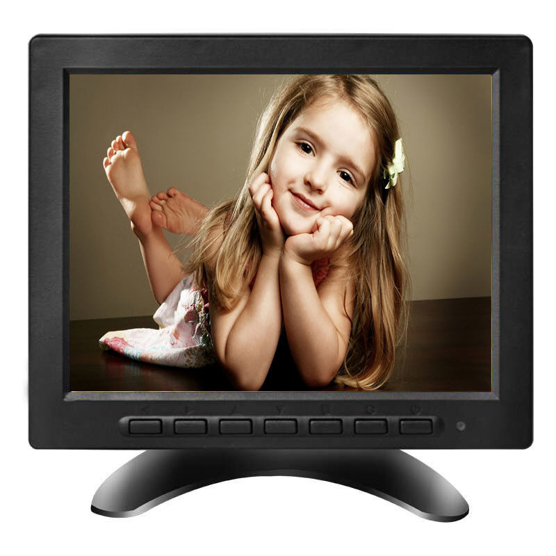 9~36VDC 800x480 8 นิ้ว LCD CCTV Monitor ด้วย BNC AV HDMI USB