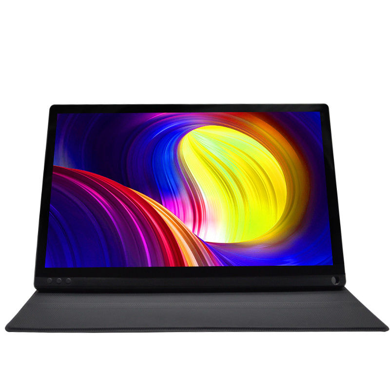 CE 13.3" FHD มอนิเตอร์จอสัมผัสไร้สายพกพาที่มีแบตเตอรี่ TypeC HDMI