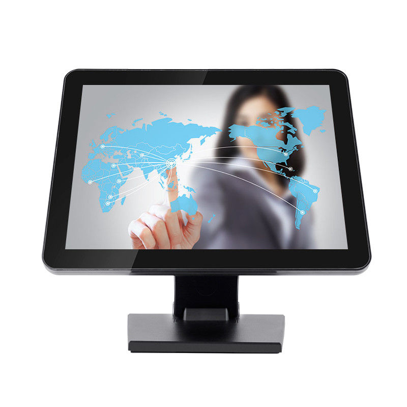 1024*768 0.297mm 15 นิ้ว Flat Screen Monitor VGA HDMI สําหรับ POS
