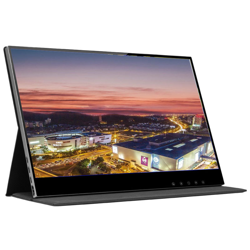 1080P HDR 5ms มอนิเตอร์จอสัมผัสไร้สายพกพา พร้อมภาพเต็ม 178 °