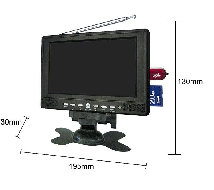 การควบคุมทางไกล 7 นิ้ว มอนิเตอร์รถไร้สาย / 8202 KD Headrest มอนิเตอร์รถ