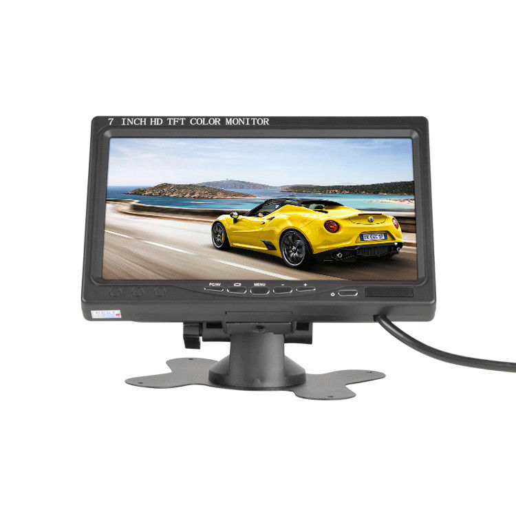 12-24V 800x480 7 นิ้ว LCD คาร์ มอนิเตอร์กับ 2AV วิดีโอ
