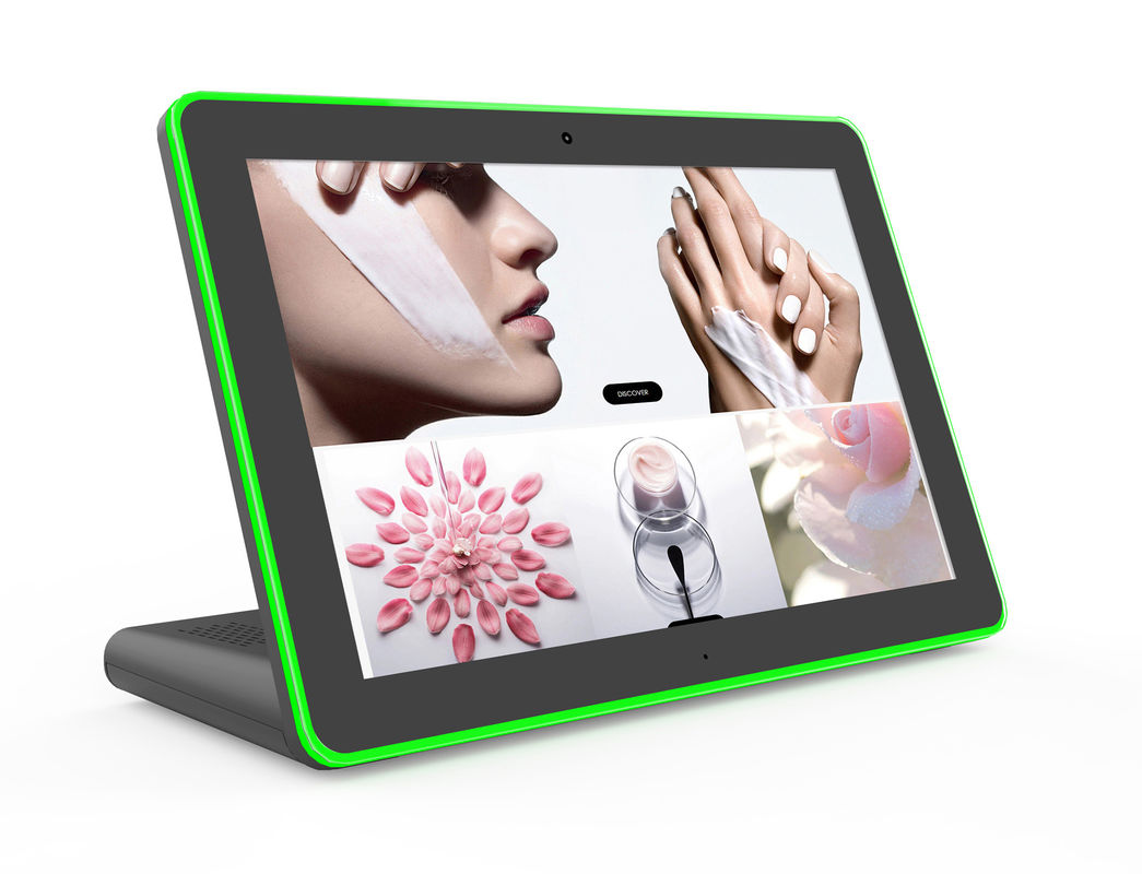 Android 8.1 NFC RFID All In One Touch Screen PC พร้อม LED Light Bar