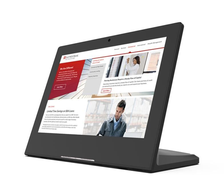 10.1'' L Shape RK3288 All In One แอนดรอยด์ แท็บเล็ต IPS หน้าจอสัมผัส