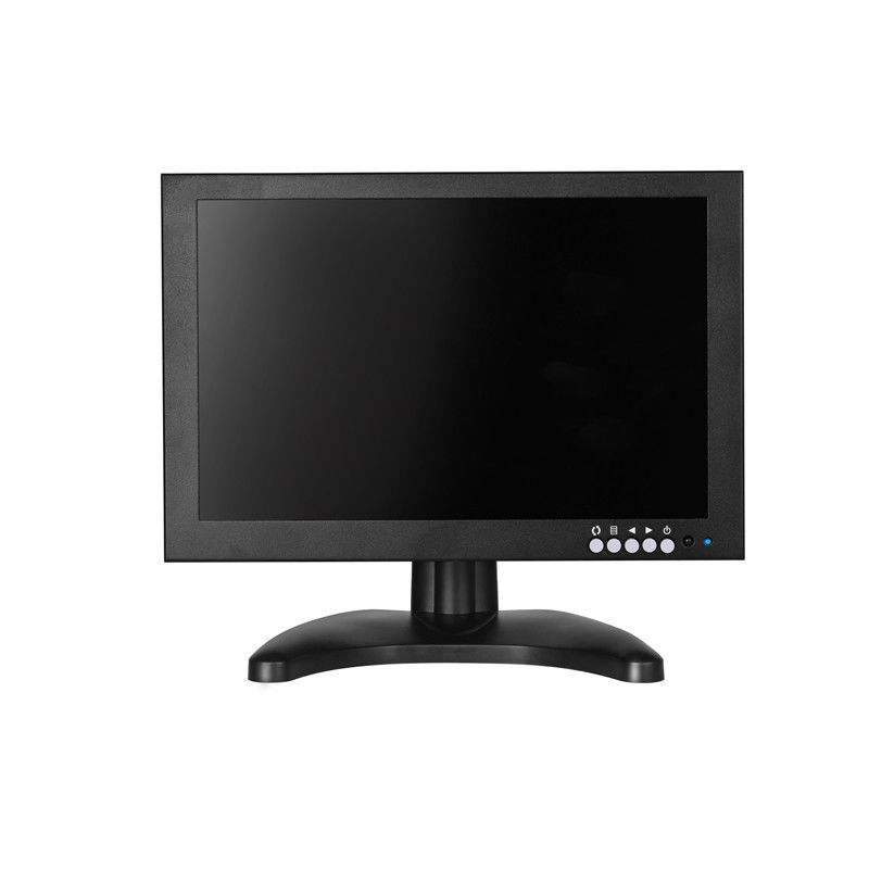 CE ROHS 10 นิ้ว สีดํา EDP มินิ LCD CCTV Monitor ความละเอียด 1920x1200