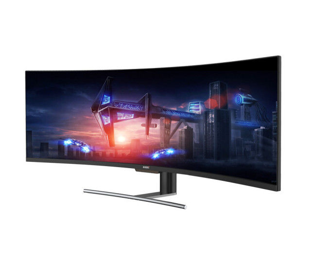 OEM 49 นิ้ว 5k H3CQR HD PC เกมมอนิเตอร์ USB HDMI DP อินเตอร์เฟส