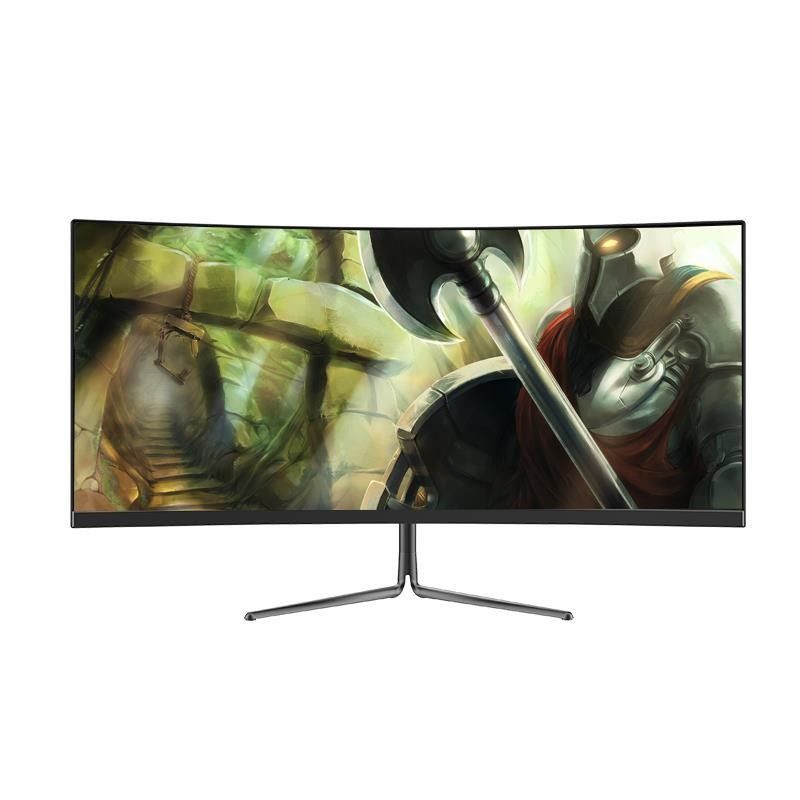30 นิ้วโค้ง PC Gaming Monitor R1800 WFHD 200hz โมเนอร์เกมหน้าต่างกว้าง